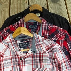 Western Snap Shirts - Set of 3